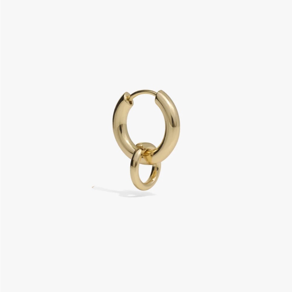 New awe inspired charm collector earring Gold Hoop